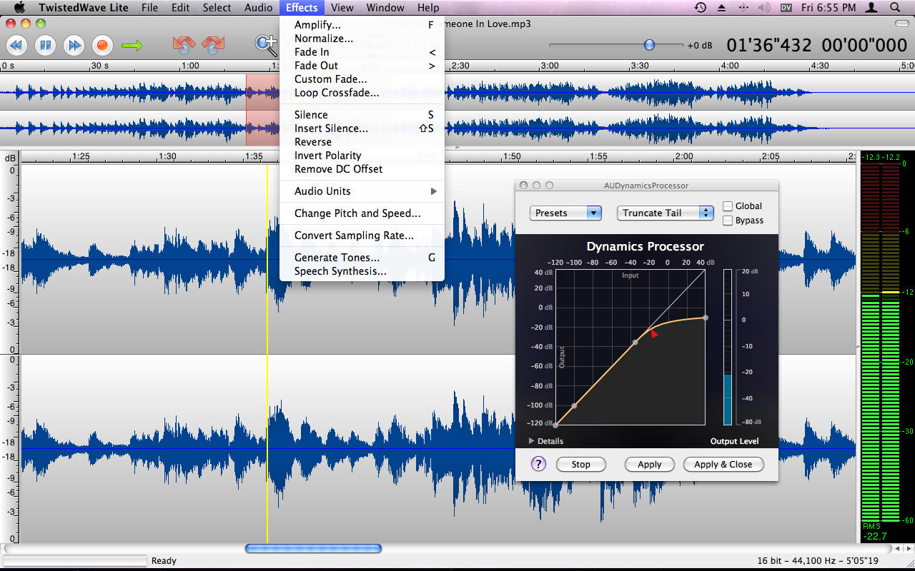 free audio editor music editing software